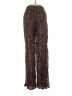 Elan Chevron-herringbone Brown Casual Pants Size S - photo 2