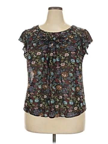 Xhilaration Short Sleeve Blouse (view 1)