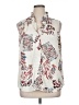 Nic + Zoe 100% Polyester Ivory Sleeveless Blouse Size 1X - photo 1