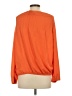 Diane von Furstenberg 100% Polyester Orange Long Sleeve Blouse Size 4 - photo 2
