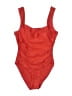 J.Crew Solid Red One Piece Swimsuit Size 10 - photo 1