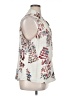 Nic + Zoe 100% Polyester Ivory Sleeveless Blouse Size 1X - photo 4