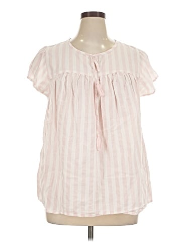 St. John's Bay Short Sleeve Blouse (view 1)