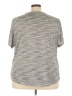 Xersion 100% Polyester Metallic Gray Active T-Shirt Size 3X - photo 2