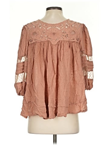 Miss Me 3/4 Sleeve Blouse (view 2)