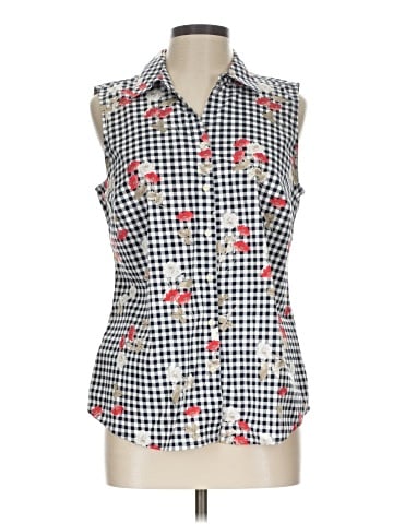 Charter Club Sleeveless Button-Down Shirt (view 1)