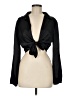 Dizzy Lizzy 100% Polyester Black Long Sleeve Blouse Size M - photo 1