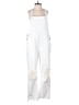 Blank NYC 100% Cotton White Overalls Size 28 - photo 1