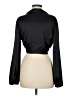 Dizzy Lizzy 100% Polyester Black Long Sleeve Blouse Size M - photo 2