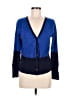 Merona Blue Long Sleeve Blouse Size M - photo 1
