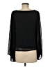 Fire Los Angeles 100% Polyester Black Long Sleeve Blouse Size M - photo 2