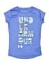 Under Armour 100% Polyester Blue Short Sleeve T-Shirt Size 5 - photo 1