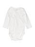 Carter's Solid White Long Sleeve Onesie 9-12 MO / 12 MO - photo 1