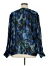 Chico's 100% Polyester Blue Long Sleeve Blouse Size XL (3) - photo 2