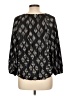 Chico's 100% Polyester Black 3/4 Sleeve Blouse Size L - photo 2