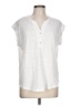 Jane and Delancey White Short Sleeve Top Size L - photo 1