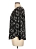 Chico's 100% Polyester Black 3/4 Sleeve Blouse Size L - photo 5