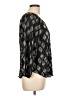 Chico's 100% Polyester Black 3/4 Sleeve Blouse Size L - photo 4