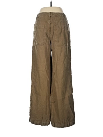 Madewell The Zoe Relaxed Wide Pant in 100% Linen (view 2)