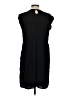 Old Navy 100% Polyester Solid Black Cocktail Dress Size S - photo 2