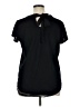 LC Lauren Conrad Black Short Sleeve Top Size XL - photo 2