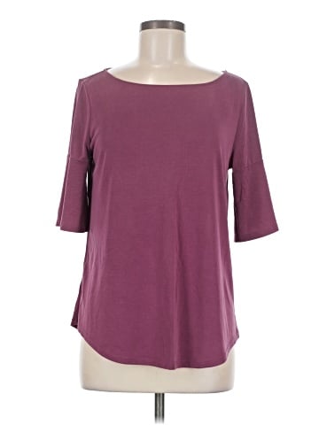 Ann Taylor LOFT 3/4 Sleeve T-Shirt (view 1)