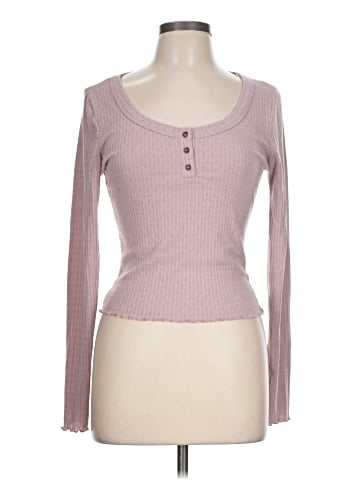 Lulus Long Sleeve Henley (view 1)