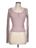 Lulus Pink Long Sleeve Henley Size L - photo 1