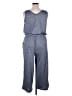 32 Degrees Solid Gray Jumpsuit Size XL - photo 2