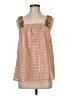 Vineet Bahl 100% Polyester Pink Sleeveless Blouse Size M - photo 1
