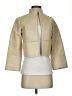 Diane von Furstenberg Metallic Ivory Gold Jacket Size 4 - photo 1