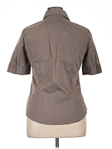New York & Company Short Sleeve Blouse (view 2)