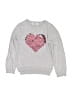 H&M Hearts Silver Sweatshirt Size 4 - 6 - photo 1