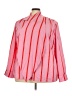 Unbranded 100% Polyester Stripes Pink 3/4 Sleeve Blouse Size 4XL - photo 1