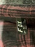 Fox 100% Cotton Plaid Burgundy Long Sleeve Button-Down Shirt Size L - photo 7