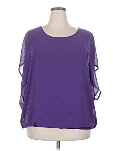 Kiyonna 3/4 Sleeve Blouse (view 1)
