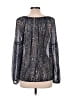 Lucky Brand 100% Polyester Gray Long Sleeve Blouse Size L - photo 2