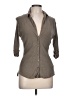 James Perse Brown 3/4 Sleeve Button-Down Shirt Size Lg (3) - photo 1