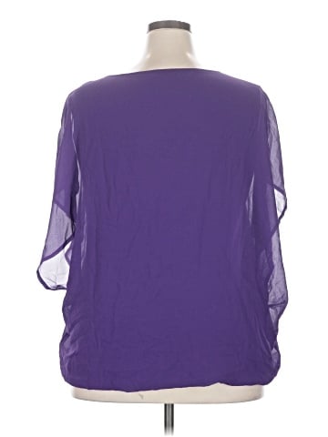 Kiyonna 3/4 Sleeve Blouse (view 2)
