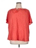 Allison Daley Red Short Sleeve Blouse Size 1X - photo 1