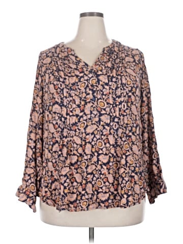 Market and Spruce Long Sleeve Blouse (view 1)