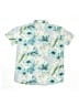 Assorted Brands Floral Blue Short Sleeve Button-Down Shirt Size 14 - photo 2