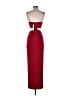 Alice + Olivia Red Burgundy Cocktail Dress Size 4 - photo 2