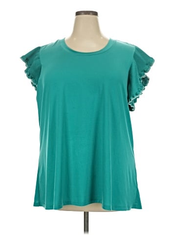 Lane Bryant Short Sleeve Top (view 1)