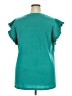 Lane Bryant Teal Short Sleeve Top Size 22 - 24 Plus - photo 2