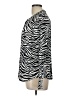 Dana Buchman Animal Print Silver Long Sleeve Top Size L - photo 5