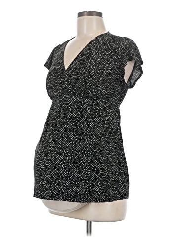 Oh Baby By Motherhood Short Sleeve Blouse (view 1)