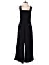 Madewell 100% Polyester Solid Black Apron Bow-Back Jumpsuit Size 2 - photo 1