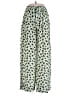 Lee Mathews 100% Silk Print Green Silk Pants Size XXS - photo 1