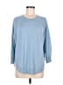 J.Crew 100% Merino Wool Blue Wool Pullover Sweater Size M - photo 1